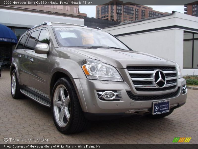 Pewter Metallic / Black 2009 Mercedes-Benz GL 550 4Matic