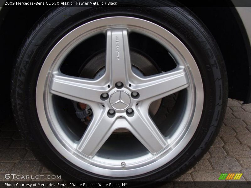 Pewter Metallic / Black 2009 Mercedes-Benz GL 550 4Matic