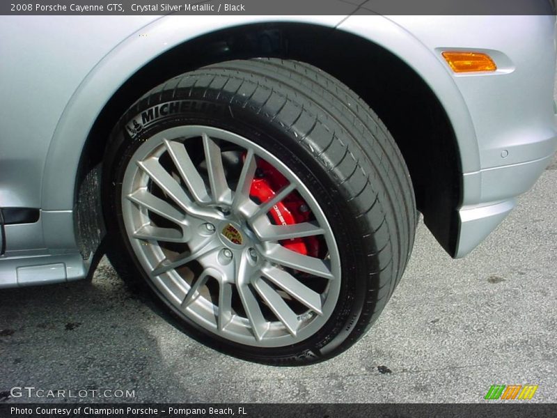 Crystal Silver Metallic / Black 2008 Porsche Cayenne GTS