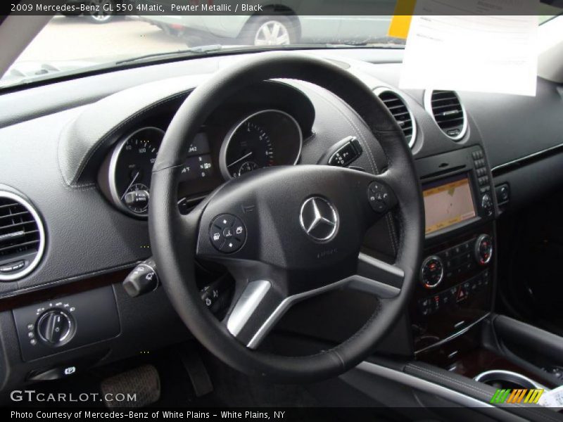 Pewter Metallic / Black 2009 Mercedes-Benz GL 550 4Matic