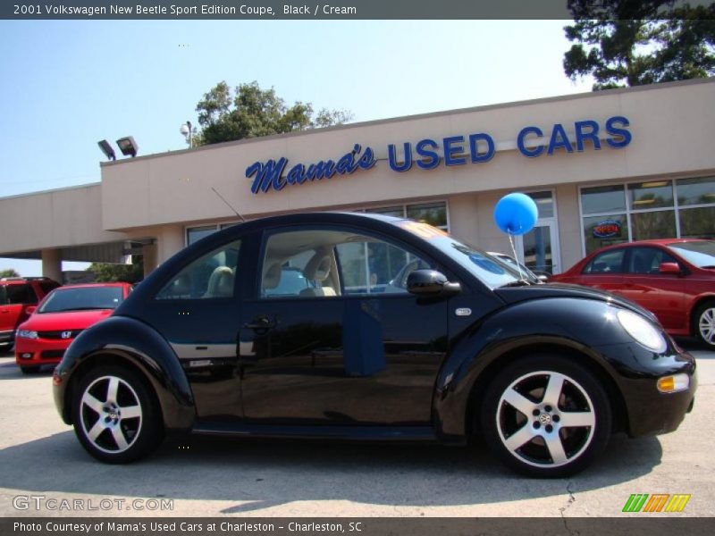 Black / Cream 2001 Volkswagen New Beetle Sport Edition Coupe