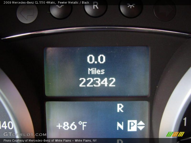 Pewter Metallic / Black 2009 Mercedes-Benz GL 550 4Matic