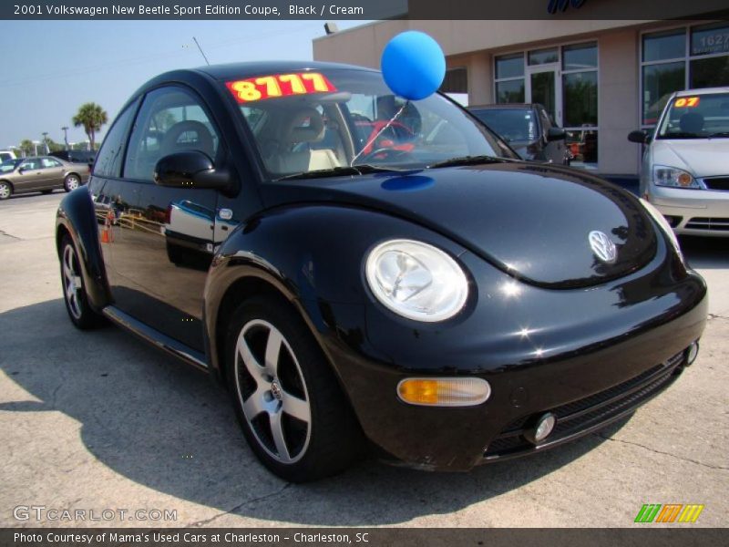 Black / Cream 2001 Volkswagen New Beetle Sport Edition Coupe