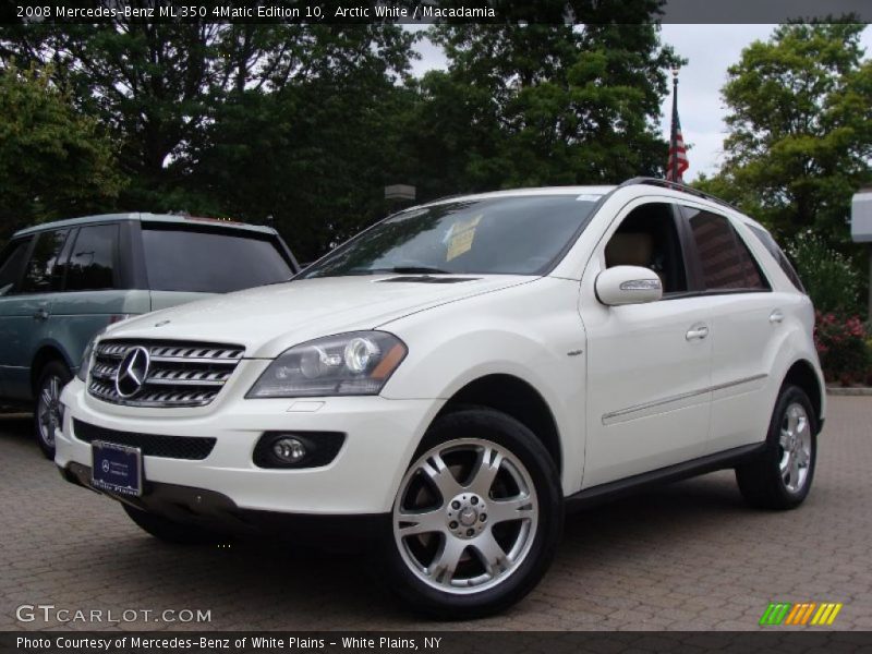 Arctic White / Macadamia 2008 Mercedes-Benz ML 350 4Matic Edition 10