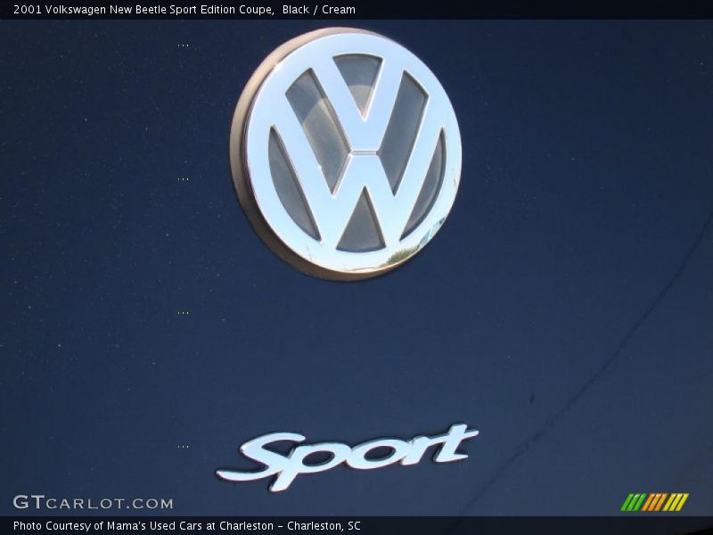 Black / Cream 2001 Volkswagen New Beetle Sport Edition Coupe