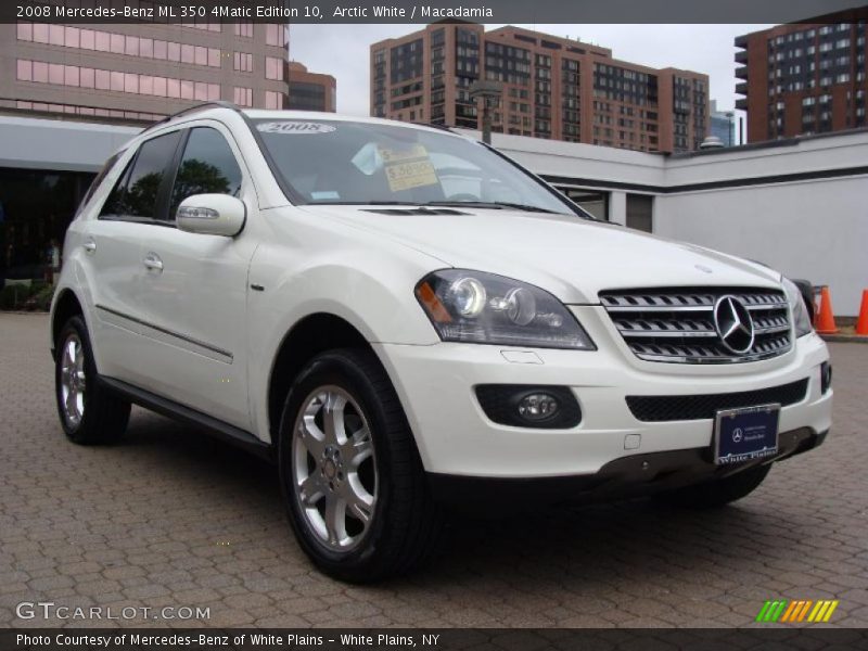 Arctic White / Macadamia 2008 Mercedes-Benz ML 350 4Matic Edition 10