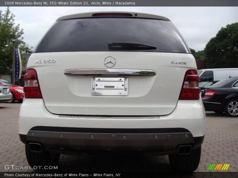 Arctic White / Macadamia 2008 Mercedes-Benz ML 350 4Matic Edition 10
