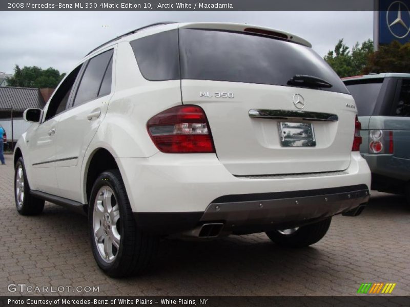 Arctic White / Macadamia 2008 Mercedes-Benz ML 350 4Matic Edition 10