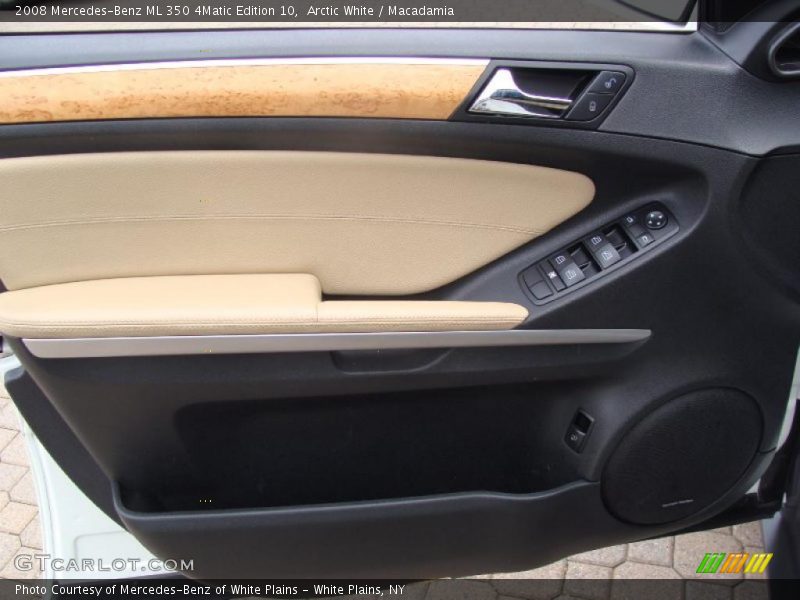 Arctic White / Macadamia 2008 Mercedes-Benz ML 350 4Matic Edition 10