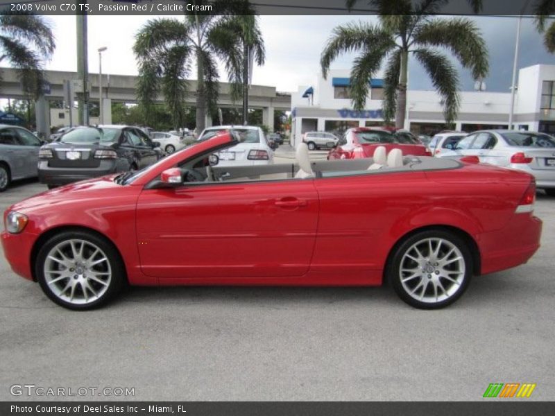Passion Red / Calcite Cream 2008 Volvo C70 T5