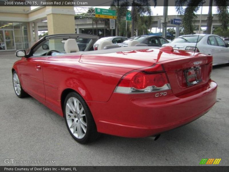 Passion Red / Calcite Cream 2008 Volvo C70 T5