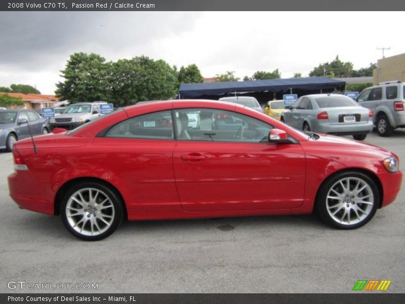 Passion Red / Calcite Cream 2008 Volvo C70 T5