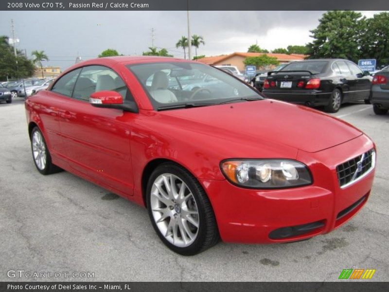 Passion Red / Calcite Cream 2008 Volvo C70 T5