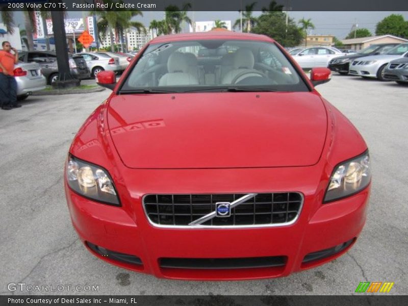 Passion Red / Calcite Cream 2008 Volvo C70 T5