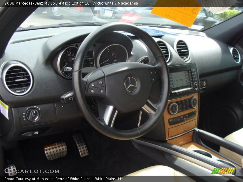 Arctic White / Macadamia 2008 Mercedes-Benz ML 350 4Matic Edition 10