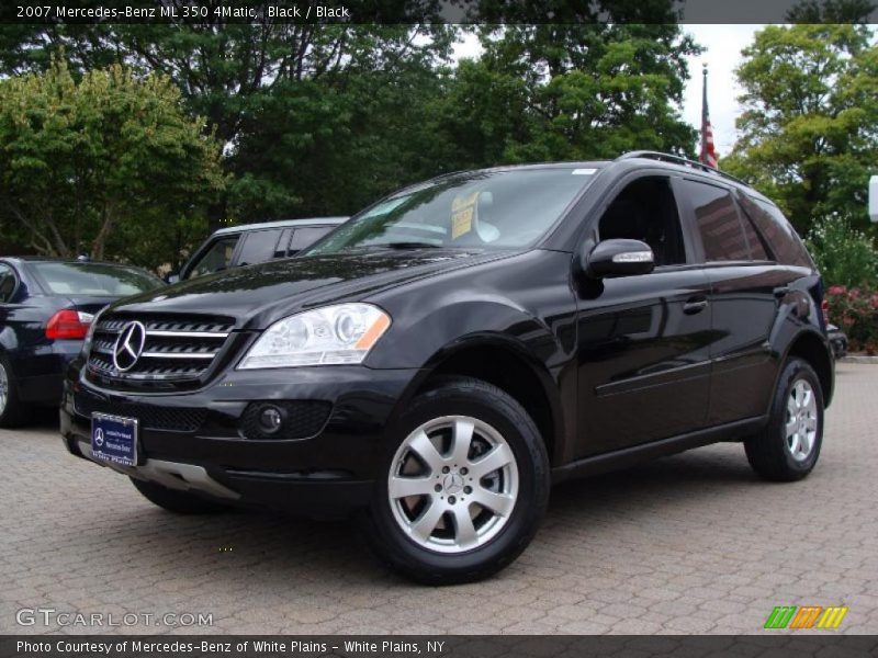 Black / Black 2007 Mercedes-Benz ML 350 4Matic