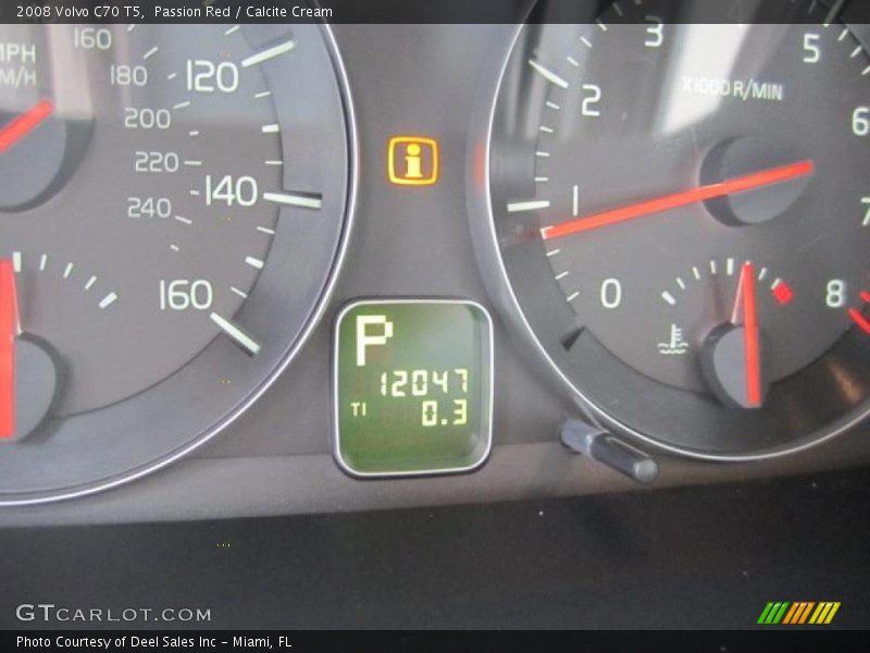 Passion Red / Calcite Cream 2008 Volvo C70 T5