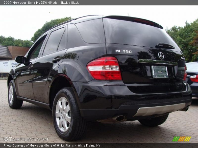 Black / Black 2007 Mercedes-Benz ML 350 4Matic