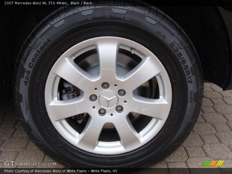Black / Black 2007 Mercedes-Benz ML 350 4Matic
