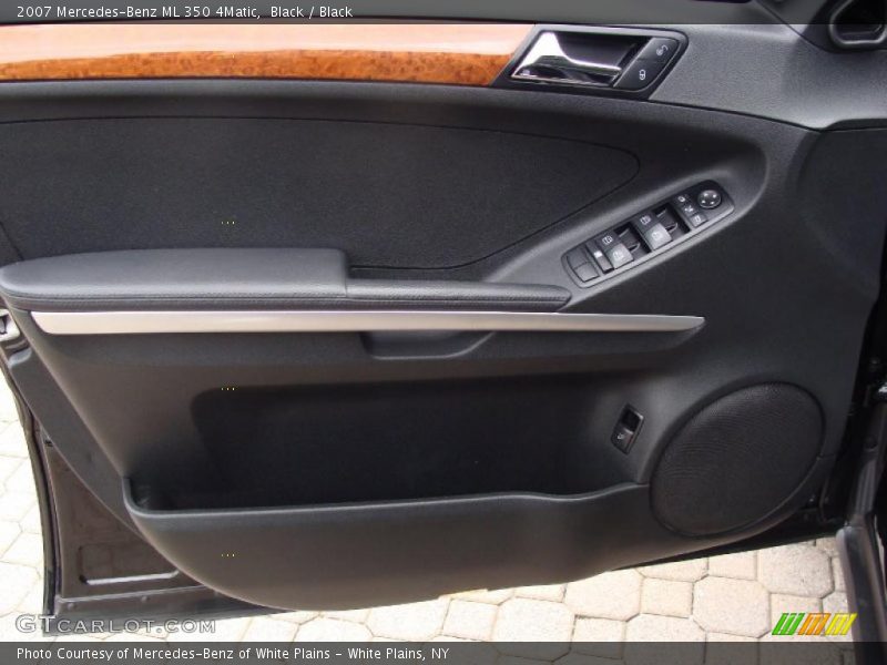 Black / Black 2007 Mercedes-Benz ML 350 4Matic