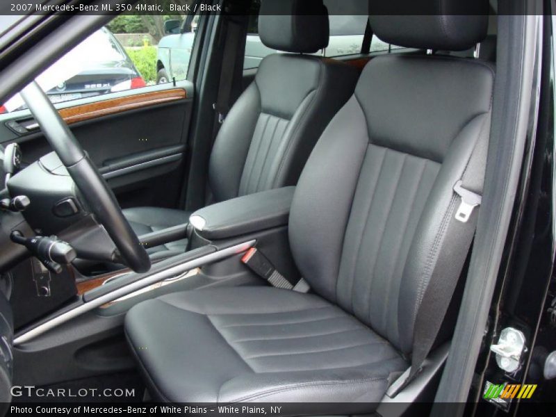 Black / Black 2007 Mercedes-Benz ML 350 4Matic