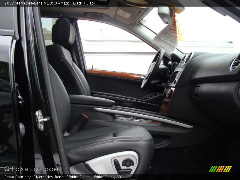 Black / Black 2007 Mercedes-Benz ML 350 4Matic