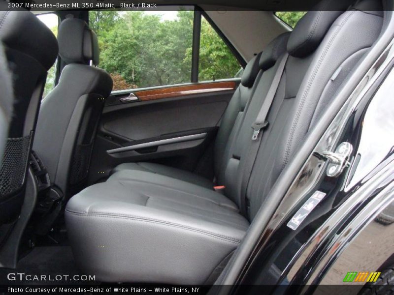 Black / Black 2007 Mercedes-Benz ML 350 4Matic