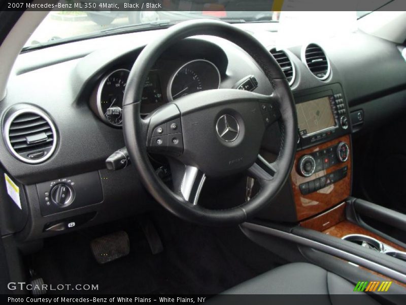 Black / Black 2007 Mercedes-Benz ML 350 4Matic