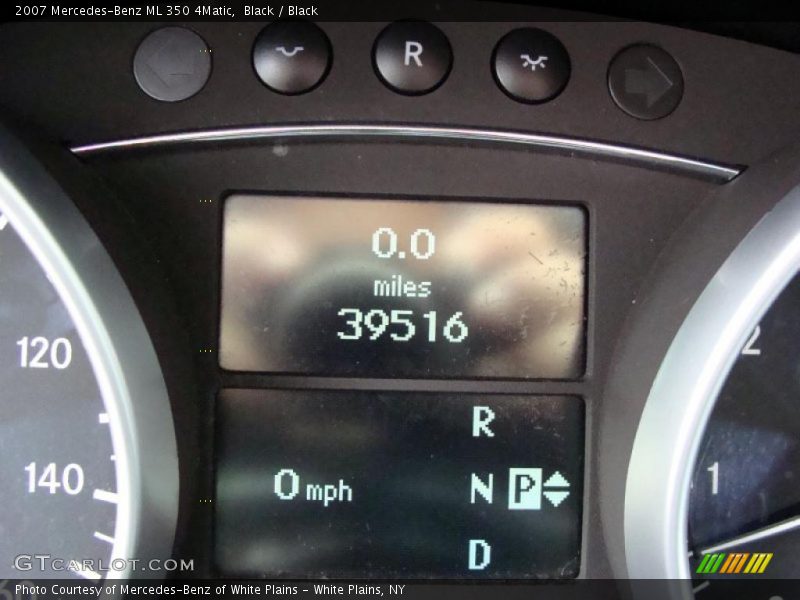 Black / Black 2007 Mercedes-Benz ML 350 4Matic
