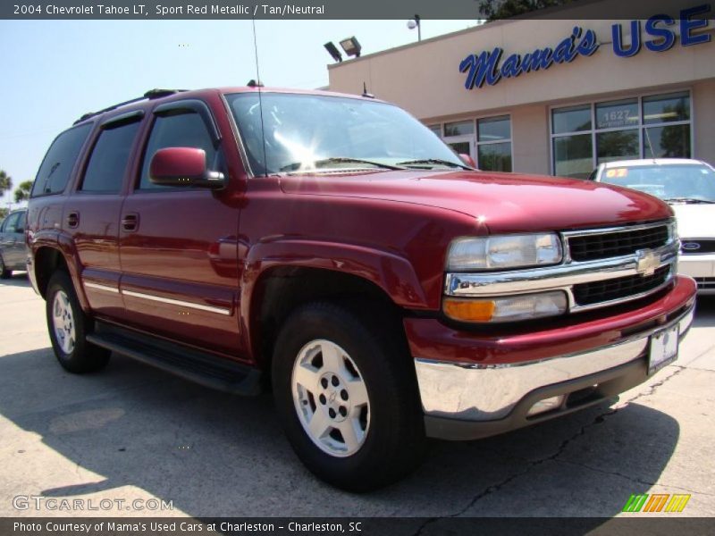 Sport Red Metallic / Tan/Neutral 2004 Chevrolet Tahoe LT