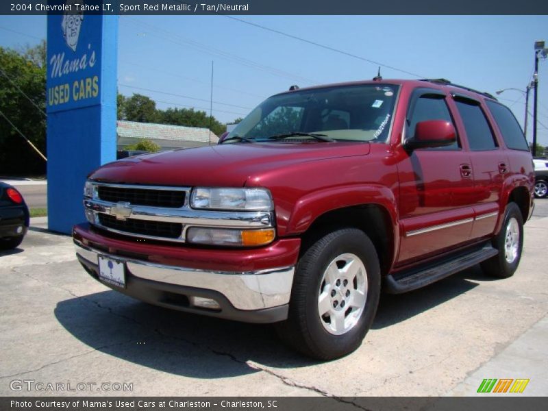 Sport Red Metallic / Tan/Neutral 2004 Chevrolet Tahoe LT