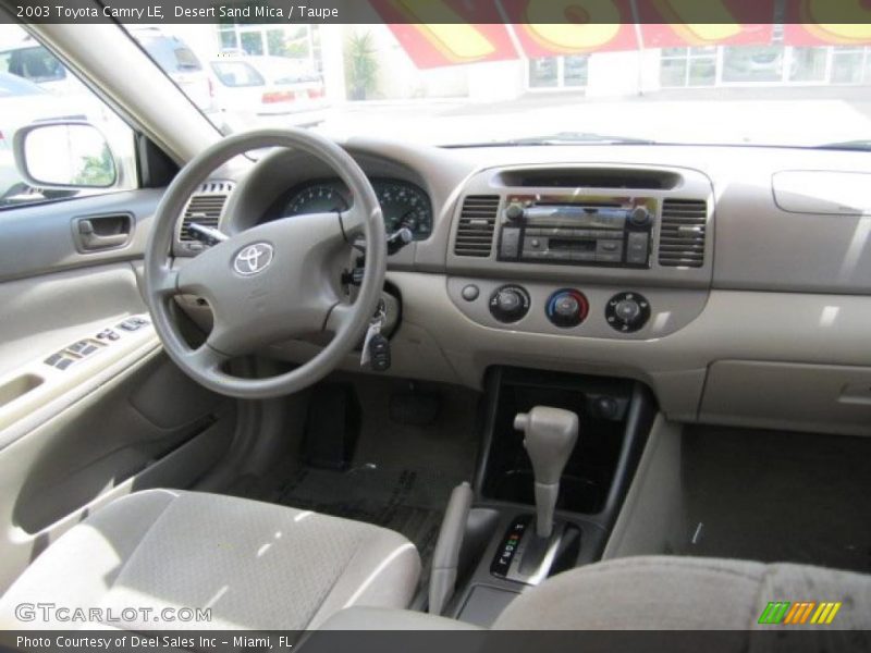 Desert Sand Mica / Taupe 2003 Toyota Camry LE