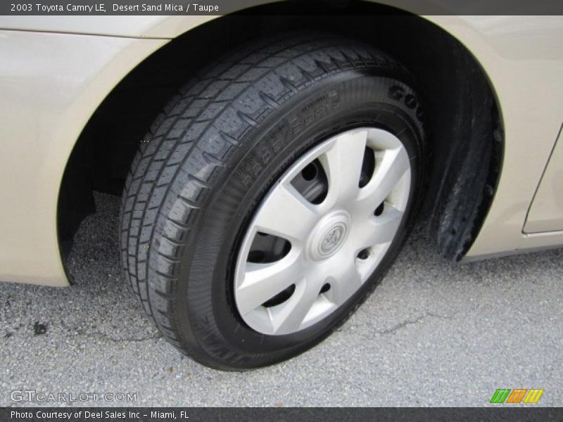 Desert Sand Mica / Taupe 2003 Toyota Camry LE