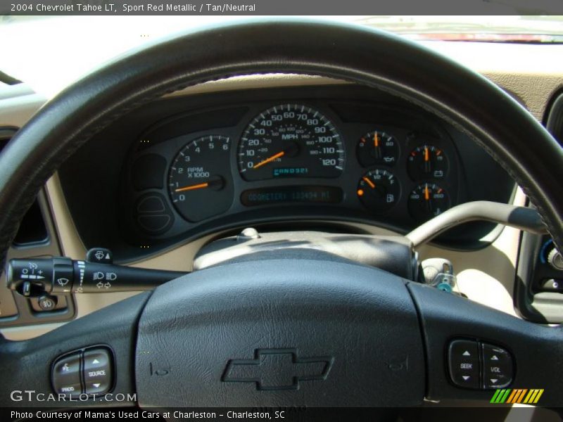 Sport Red Metallic / Tan/Neutral 2004 Chevrolet Tahoe LT