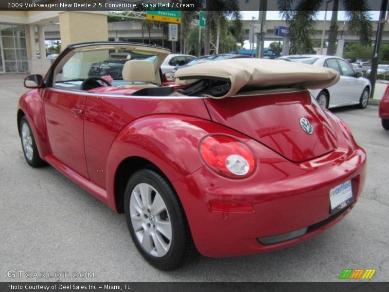 Salsa Red / Cream 2009 Volkswagen New Beetle 2.5 Convertible