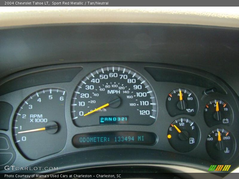 Sport Red Metallic / Tan/Neutral 2004 Chevrolet Tahoe LT