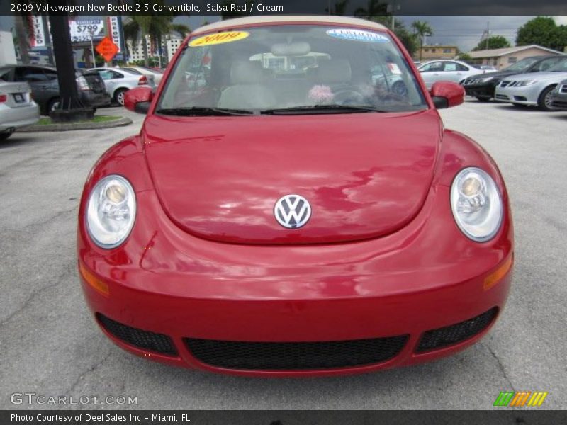 Salsa Red / Cream 2009 Volkswagen New Beetle 2.5 Convertible