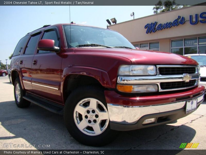 Sport Red Metallic / Tan/Neutral 2004 Chevrolet Tahoe LT