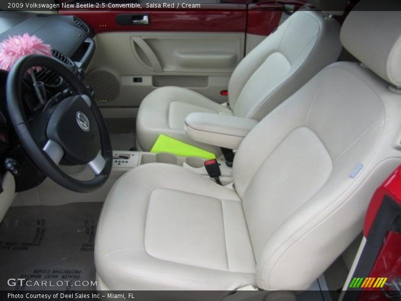Salsa Red / Cream 2009 Volkswagen New Beetle 2.5 Convertible