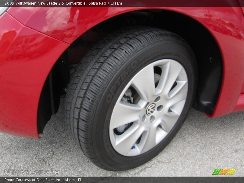 Salsa Red / Cream 2009 Volkswagen New Beetle 2.5 Convertible