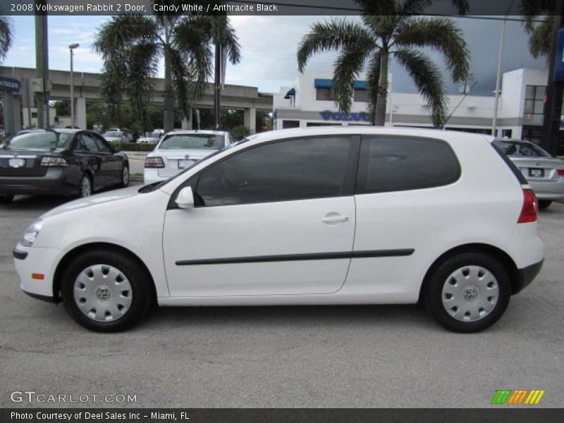 Candy White / Anthracite Black 2008 Volkswagen Rabbit 2 Door