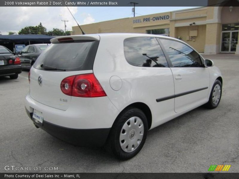 Candy White / Anthracite Black 2008 Volkswagen Rabbit 2 Door
