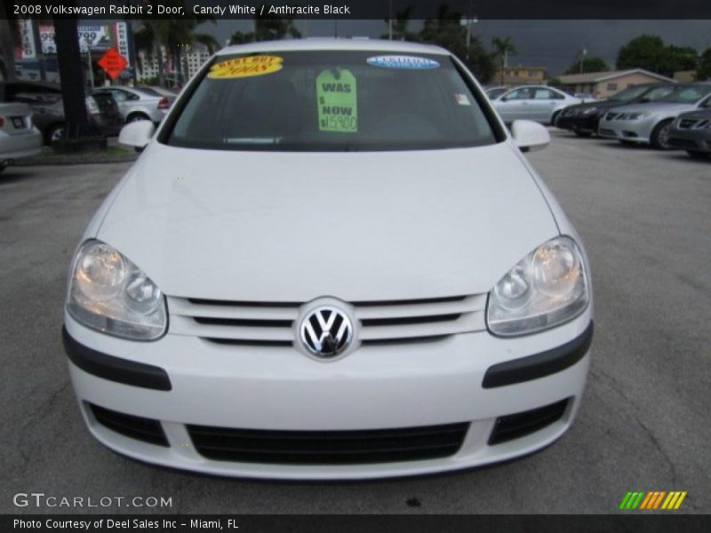Candy White / Anthracite Black 2008 Volkswagen Rabbit 2 Door
