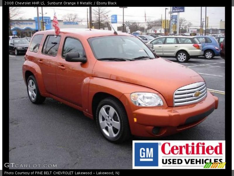 Sunburst Orange II Metallic / Ebony Black 2008 Chevrolet HHR LS