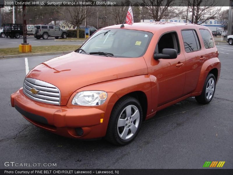 Sunburst Orange II Metallic / Ebony Black 2008 Chevrolet HHR LS