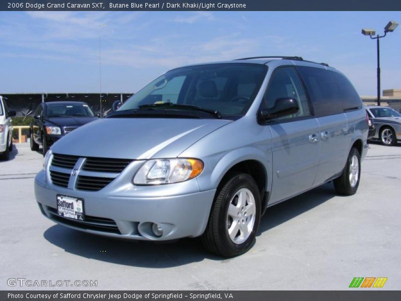 Butane Blue Pearl / Dark Khaki/Light Graystone 2006 Dodge Grand Caravan SXT