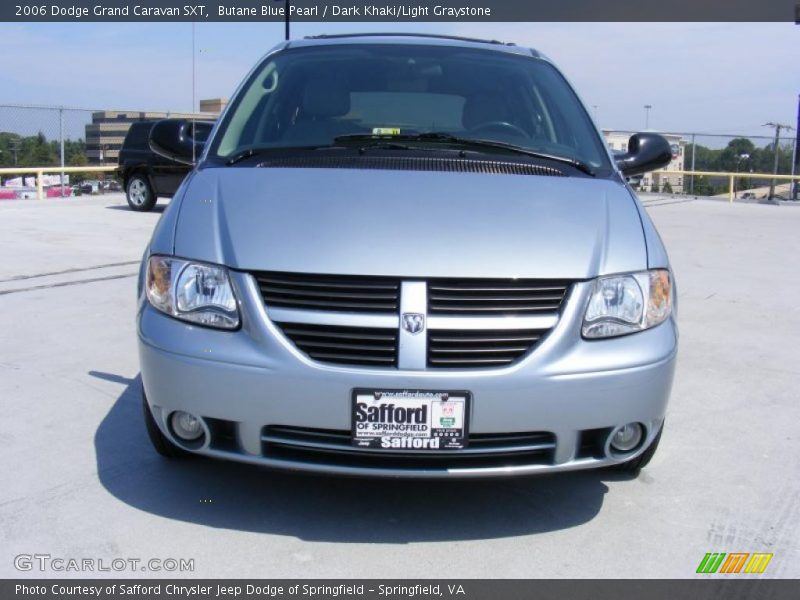 Butane Blue Pearl / Dark Khaki/Light Graystone 2006 Dodge Grand Caravan SXT