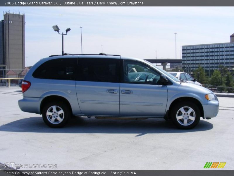 Butane Blue Pearl / Dark Khaki/Light Graystone 2006 Dodge Grand Caravan SXT