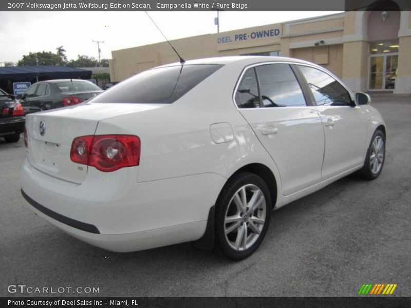 Campanella White / Pure Beige 2007 Volkswagen Jetta Wolfsburg Edition Sedan