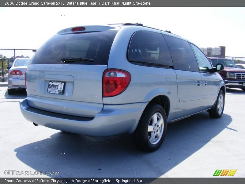 Butane Blue Pearl / Dark Khaki/Light Graystone 2006 Dodge Grand Caravan SXT